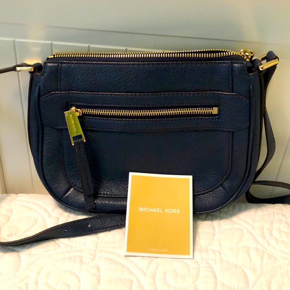 Navy Michael Kors crossbody